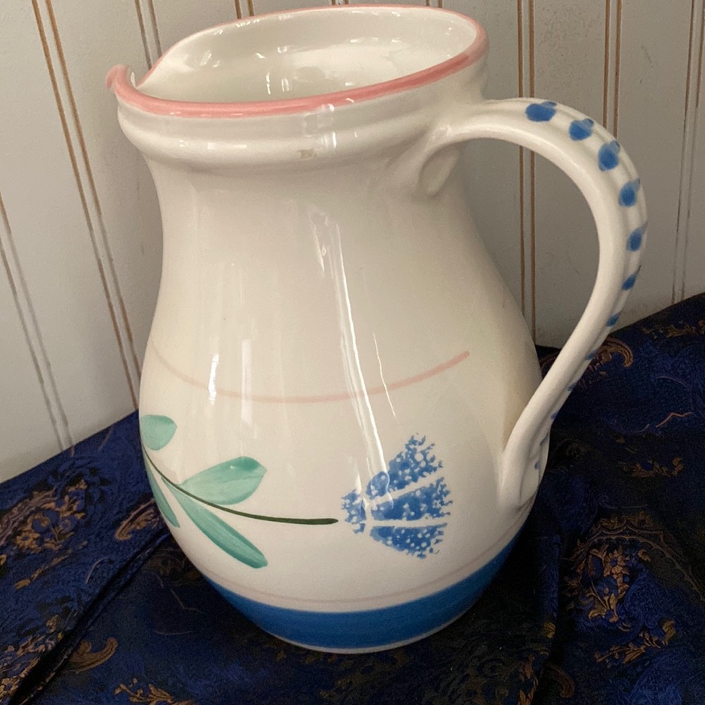 Vintage 2qt pitcher made on Italy